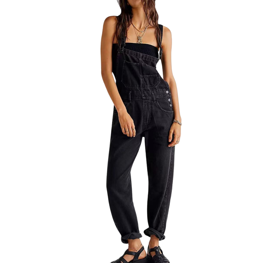 STYLAAR-Dames denim overall herfst