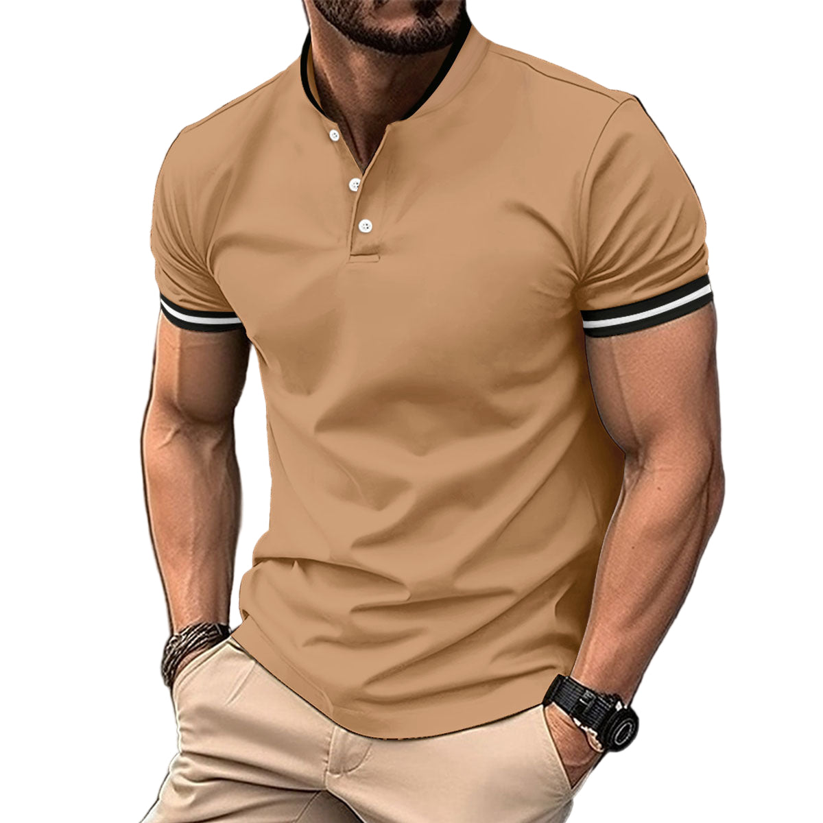 STYLAAR-Trendy Zomer Poloshirt voor Heren