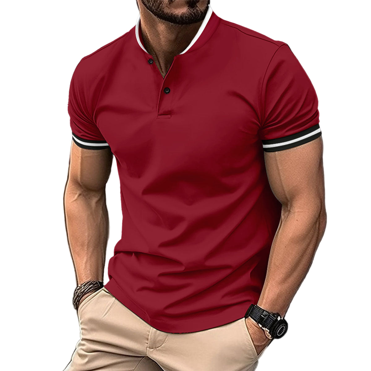 STYLAAR-Trendy Zomer Poloshirt voor Heren