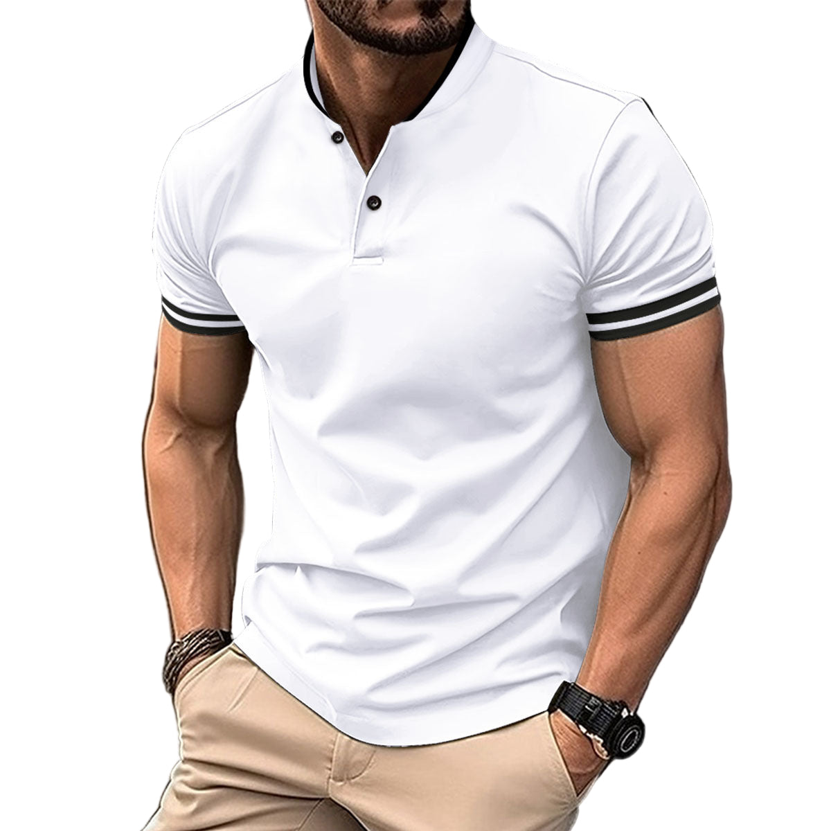 STYLAAR-Trendy Zomer Poloshirt voor Heren