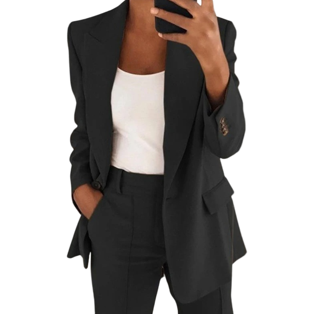 STYLAAR-Vrouwen 2-delige herfstset stijlvolle outfit
