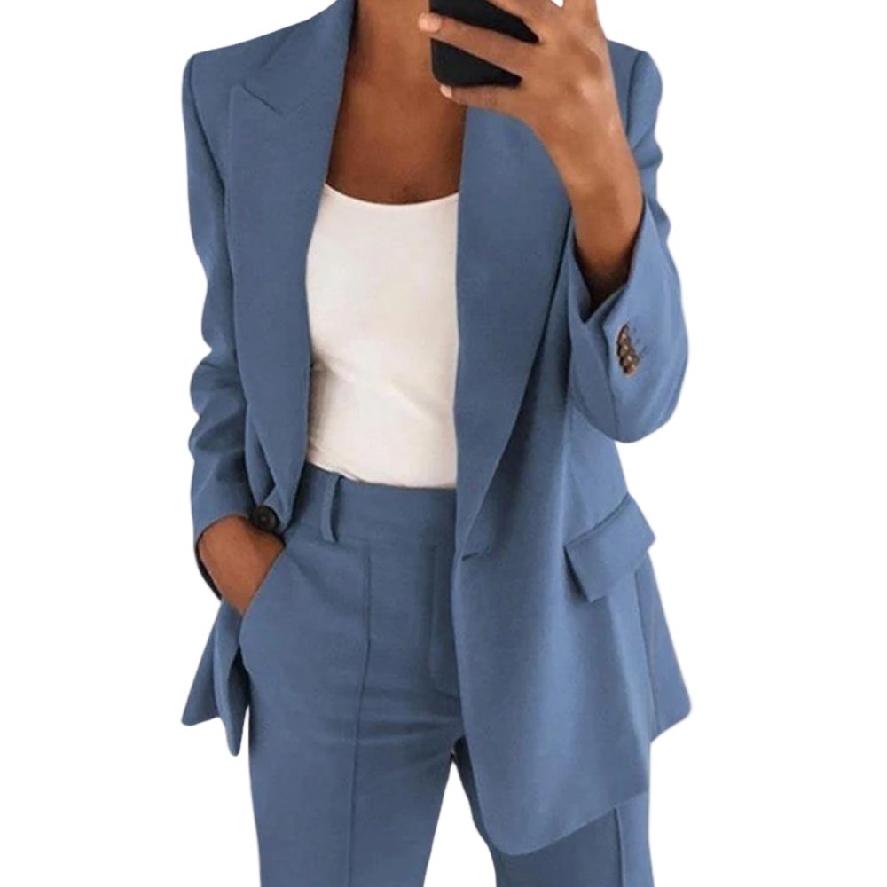 STYLAAR-Vrouwen 2-delige herfstset stijlvolle outfit
