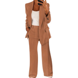 STYLAAR-Vrouwen 2-delige herfstset stijlvolle outfit