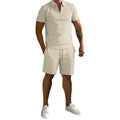 STYLAAR-Heren polo en short set