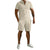 STYLAAR-Heren polo en short set