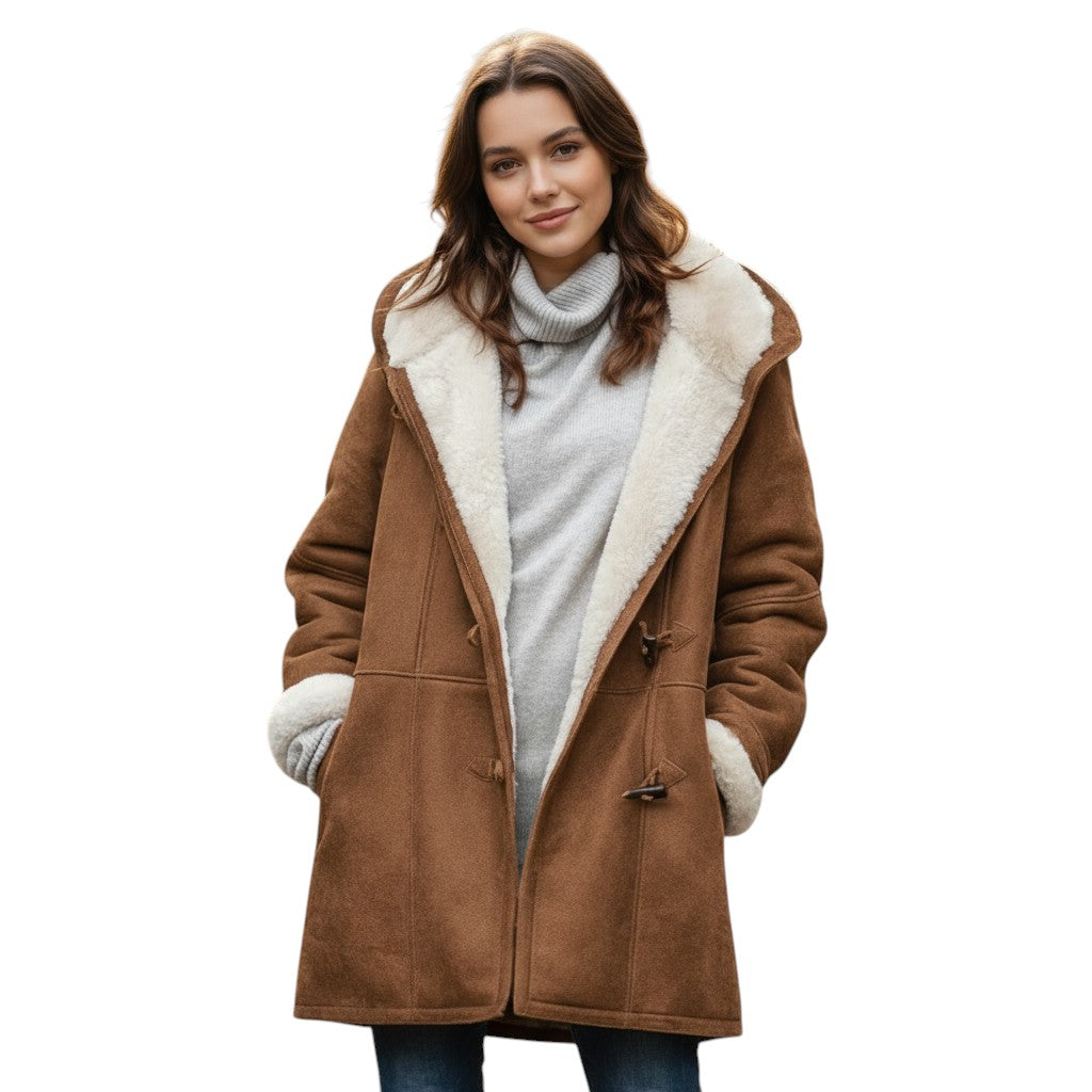 STYLAAR Women's Hooded Coat-STYLAAR