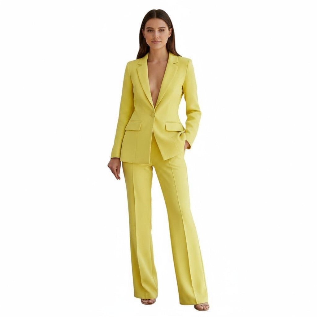 Stylish Blazer and Pants Set for Women-STYLAAR