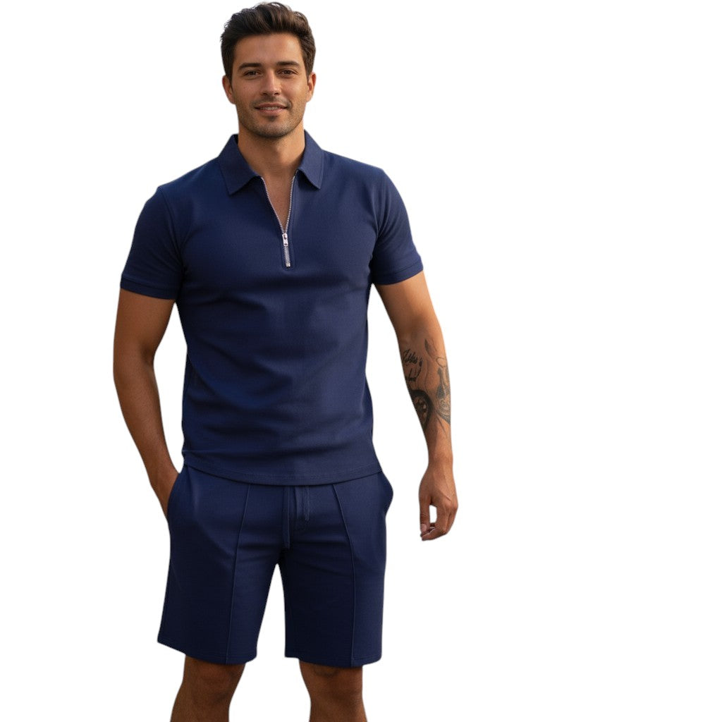 Stylish Polo and Shorts Set for Men-STYLAAR