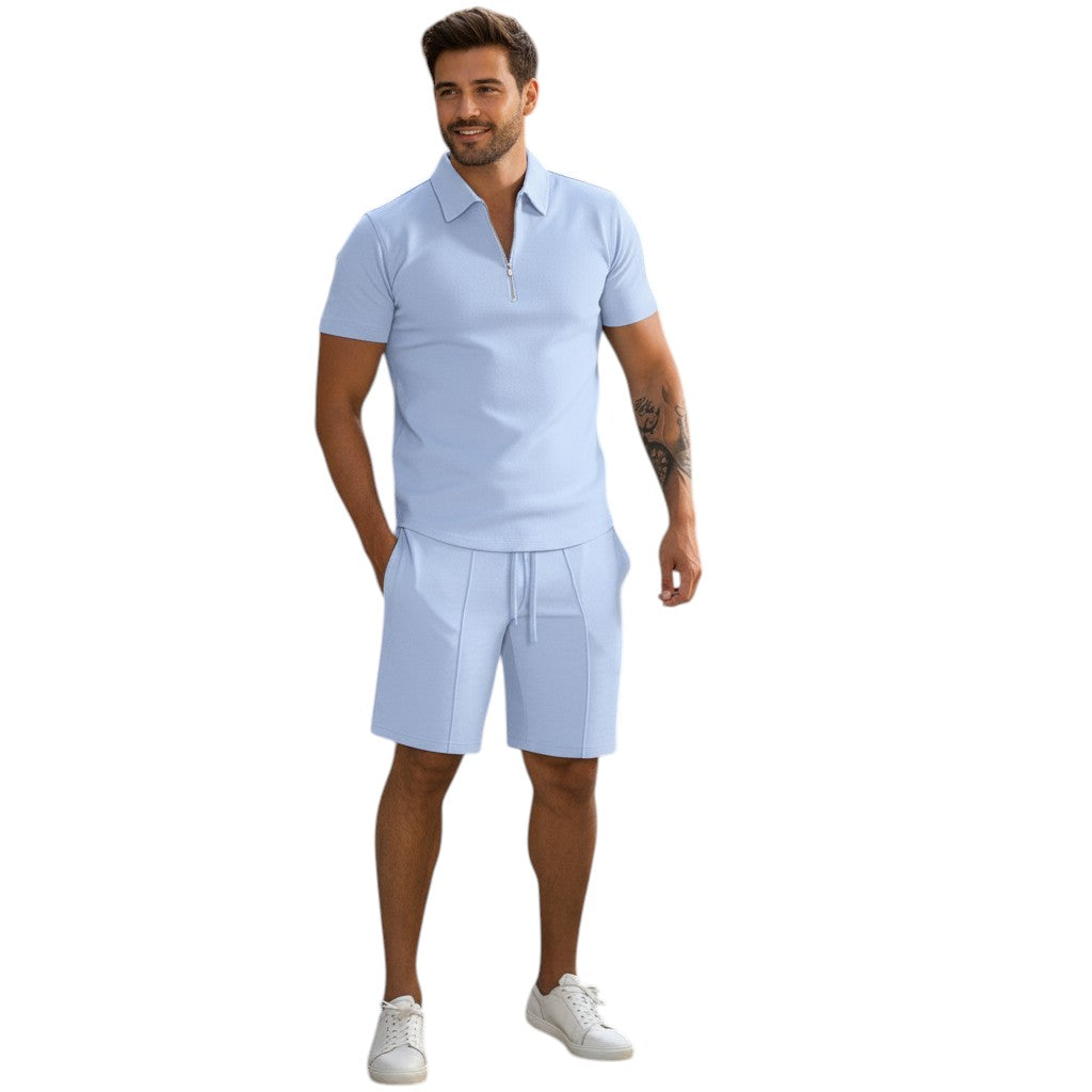 Stylish Polo and Shorts Set for Men-STYLAAR