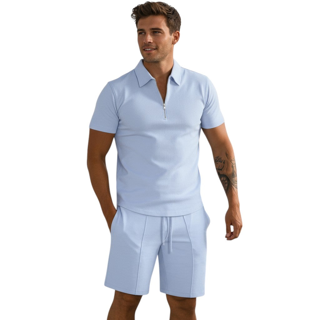 Stylish Polo and Shorts Set for Men-STYLAAR