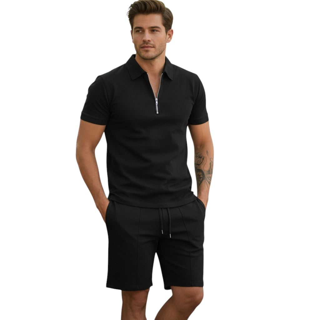 Stylish Polo and Shorts Set for Men-STYLAAR
