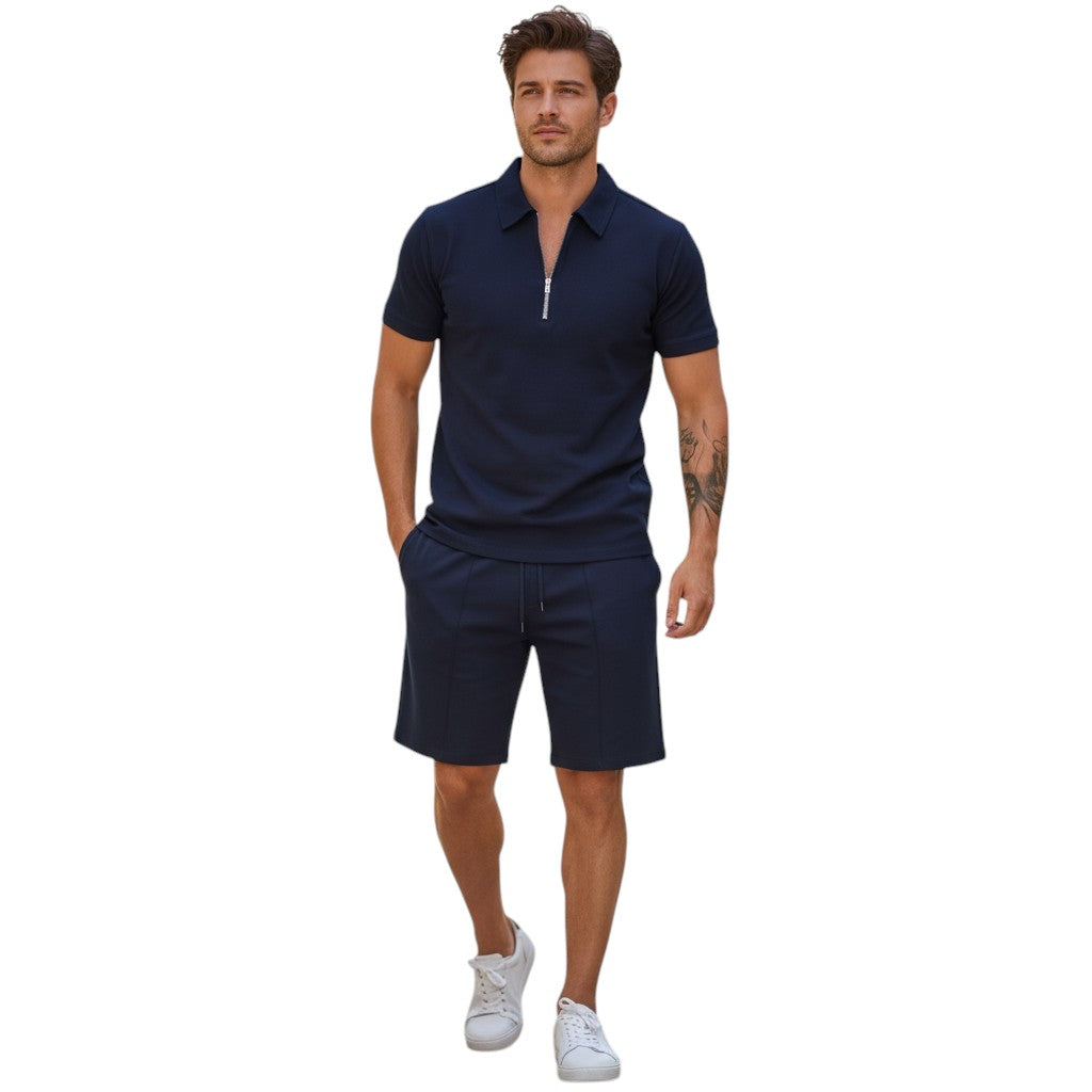 Stylish Polo and Shorts Set for Men-STYLAAR