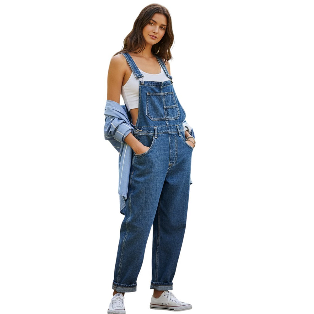 Women’s Denim Overall for Autumn-STYLAAR