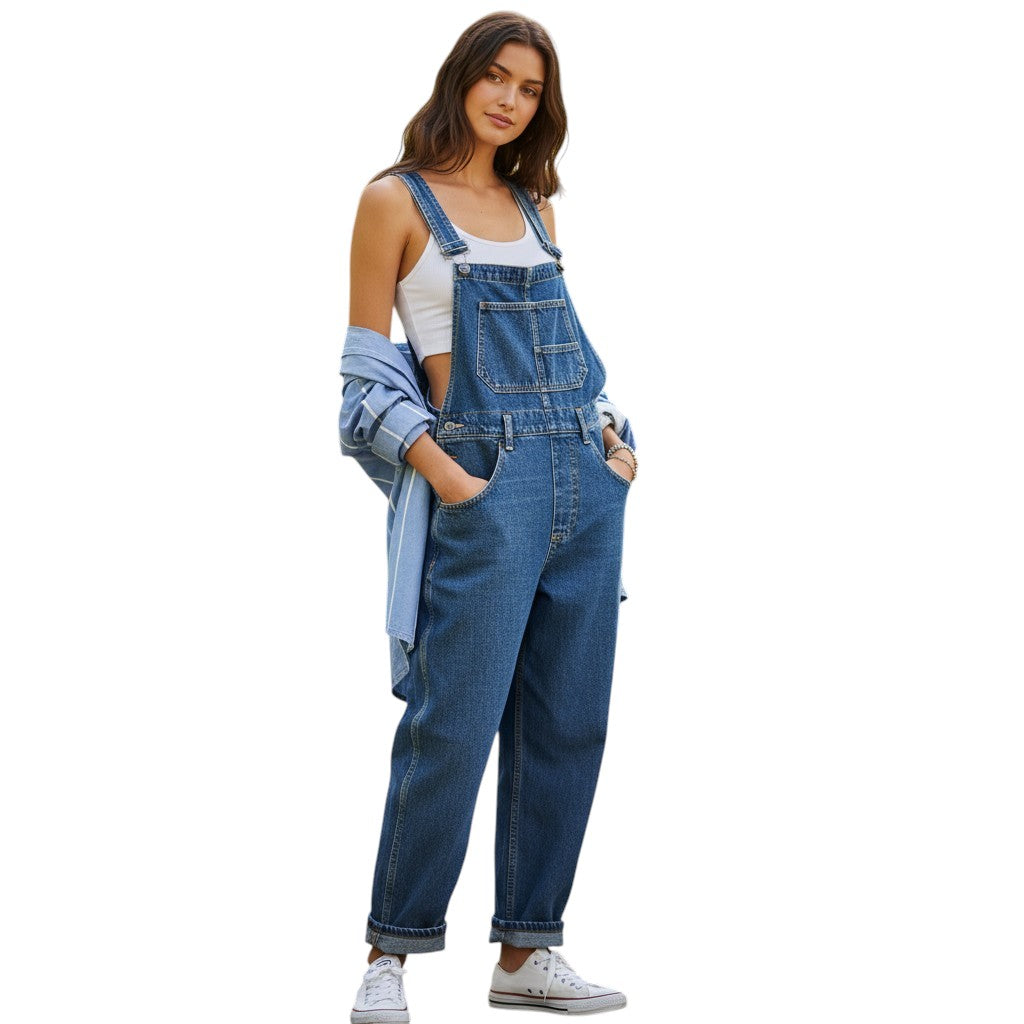 Women’s Denim Overall for Autumn-STYLAAR