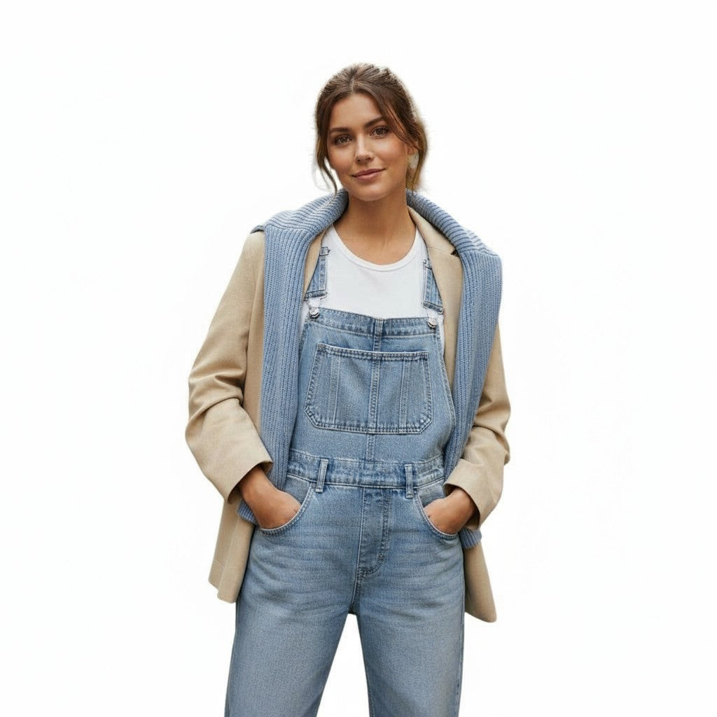 Women’s Denim Overall for Autumn-STYLAAR