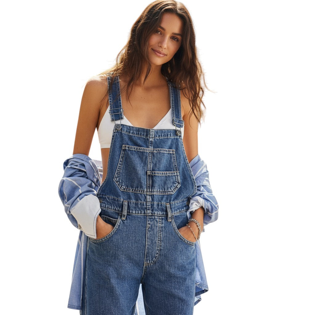 Women’s Denim Overall for Autumn-STYLAAR