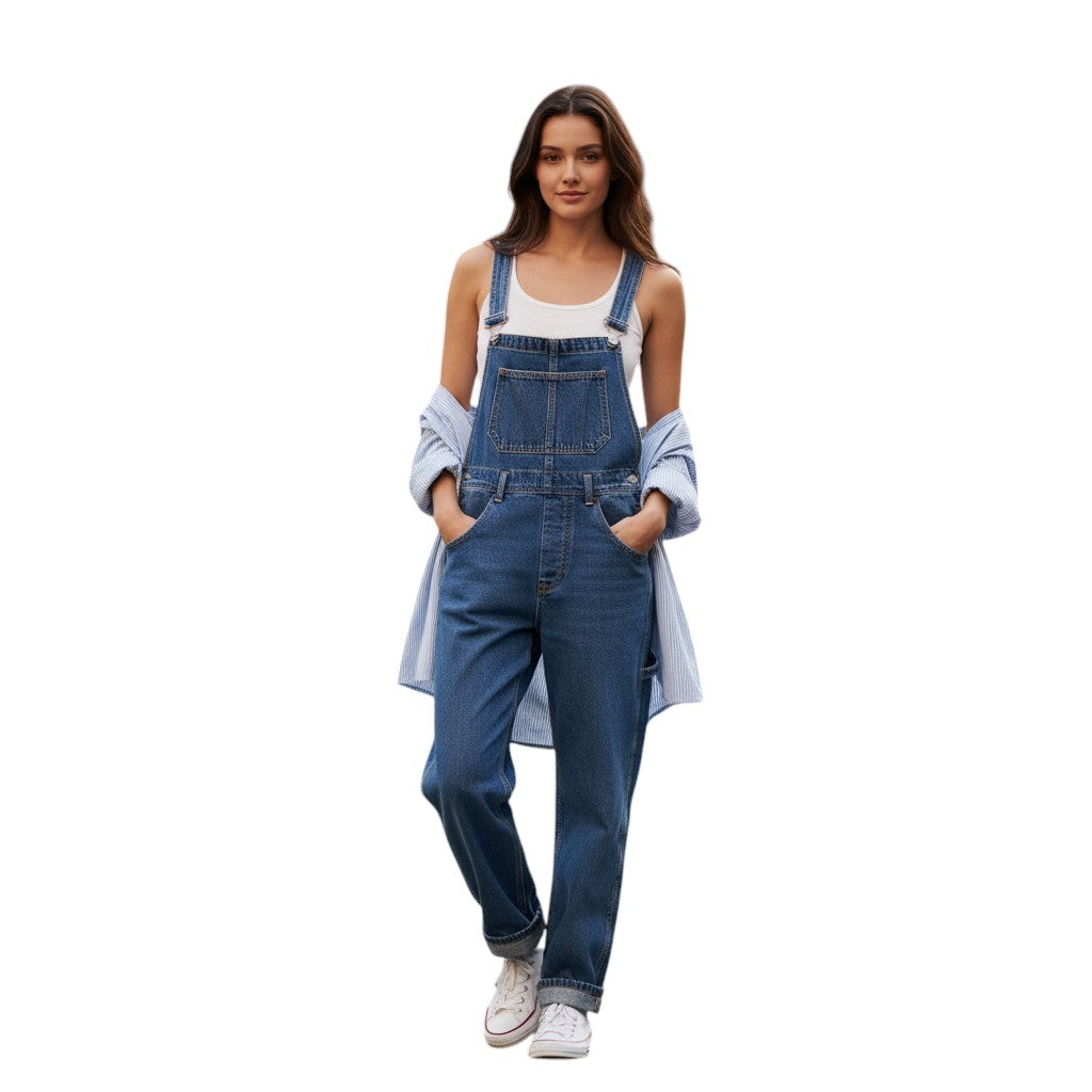 Women’s Denim Overall for Autumn-STYLAAR